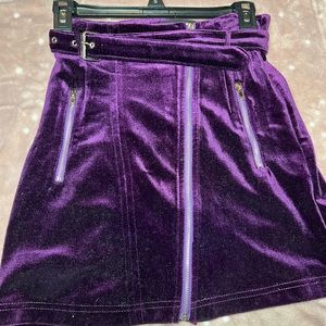 Dark Purple Colored Skirt